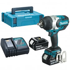 Makita DTW1002RTJ smūginis veržliasukis 1/2" 2x5 Ah